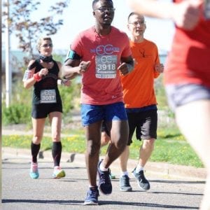 Daouda Zoure will run his first marathon in October 2018 in Niagara Falls.
