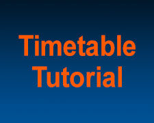 Tutorial on how to read our timetables