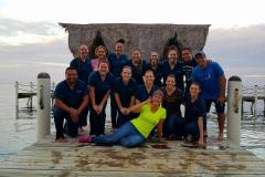 group on dock